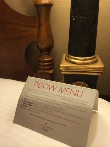 Pillow Menu