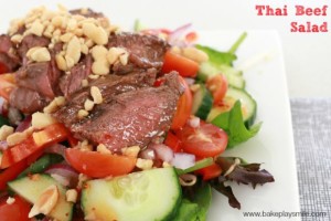 Bake Play Smile Thai Beef Salad