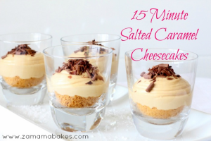 Zamamabake Salted Caramel Cheesecakes