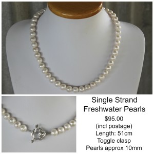 Single Strand FW Pearl Necklace