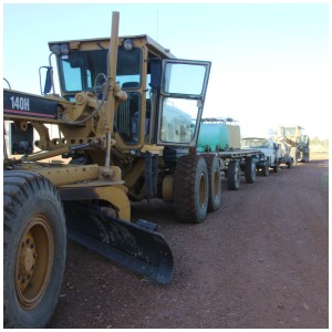 Grader convoy