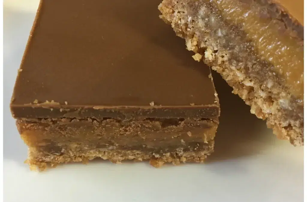 Recipe: Caramel Slice with a Chat on the side