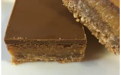 Recipe: Caramel Slice with a Chat on the side