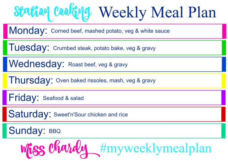 Cooking with Chards: Meal Plan