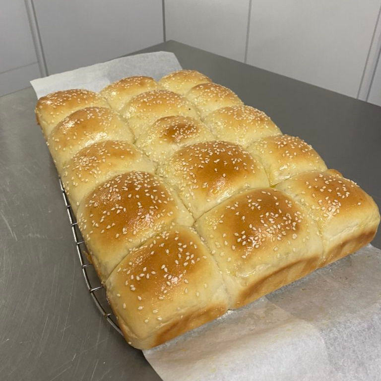 fresh bread rolls